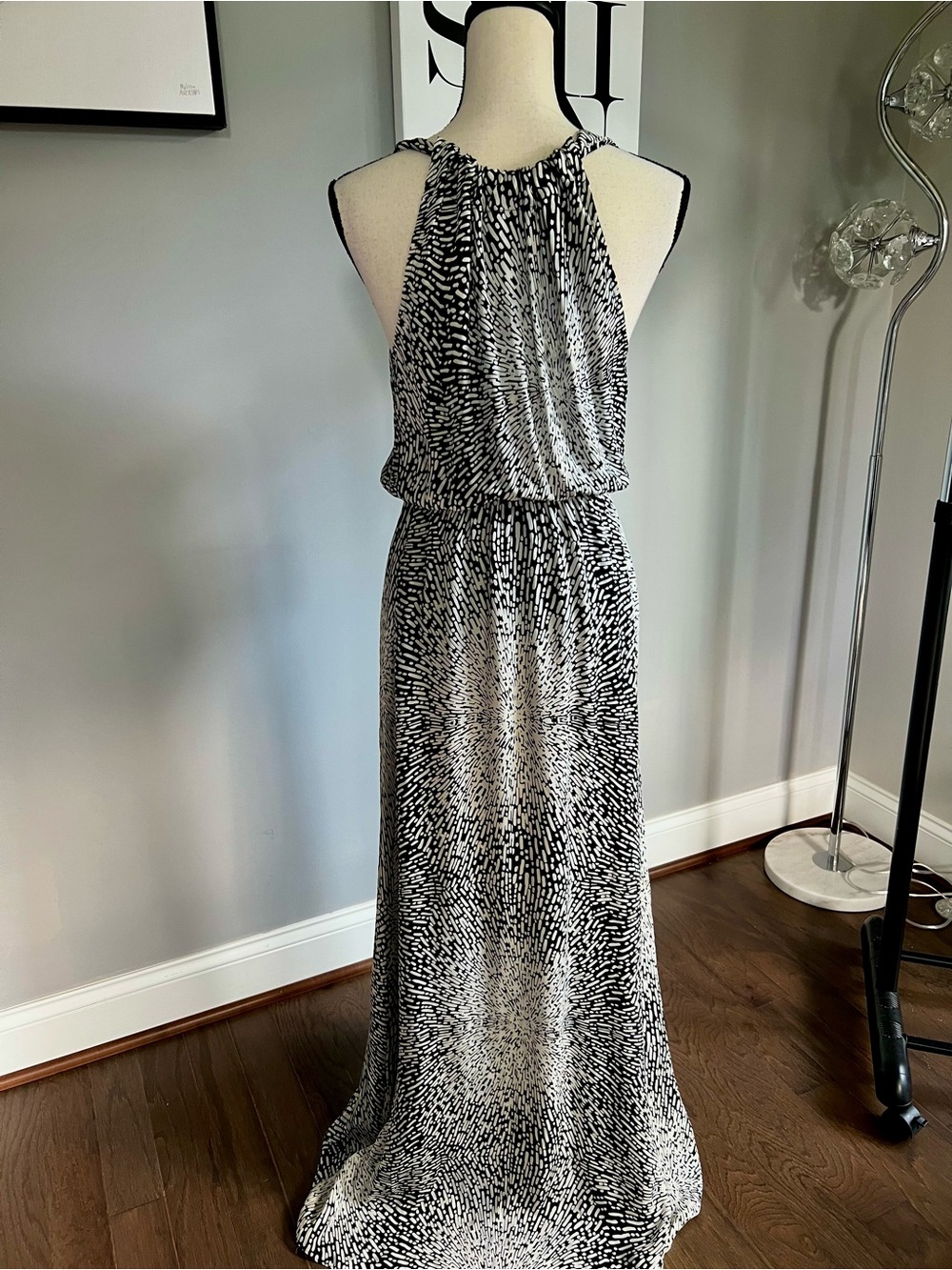 Parker Silk Tie-Front Maxi Dress - Picture 4 of 9